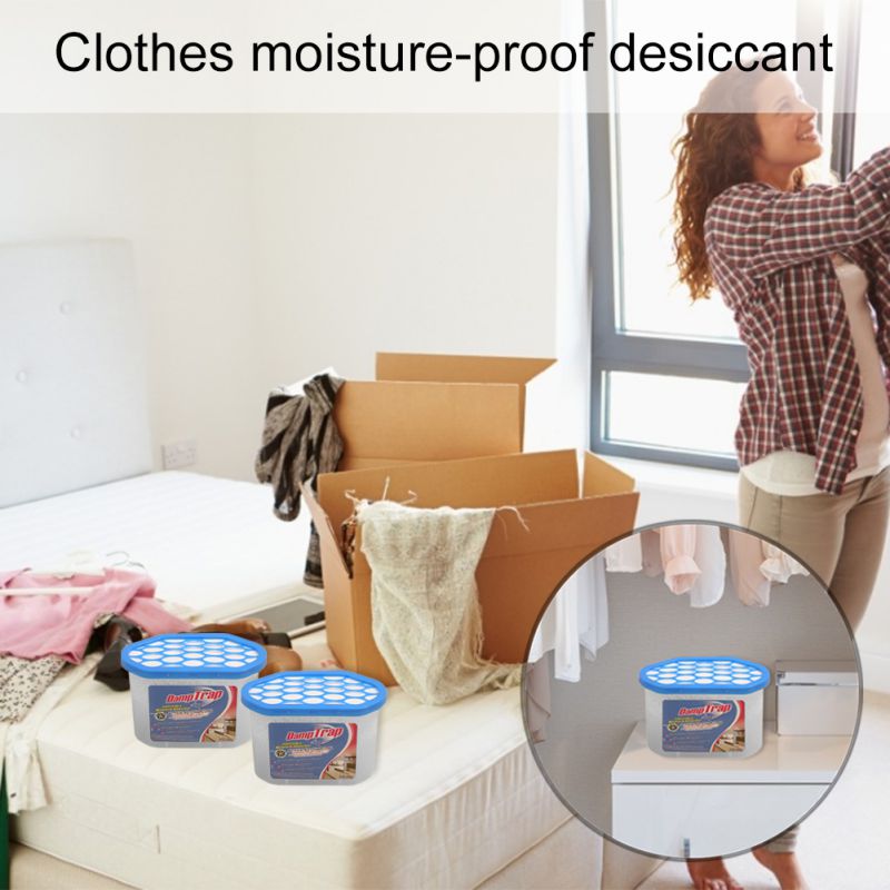 Dehumidifier 5 X 250ml Condensation Remover Moisture Absorber Dehumidifiers For Damp Mould Moisture In Home Kitchen Wardrobe Be