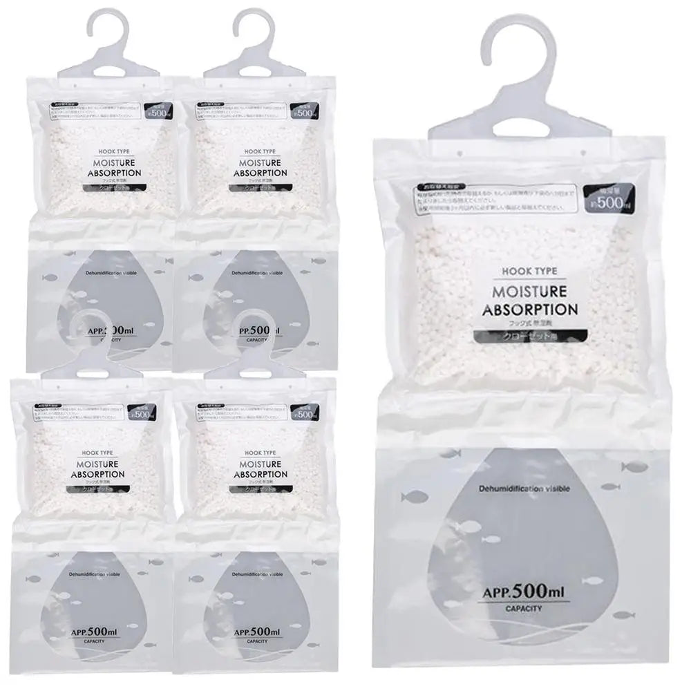 Wardrobe Dehumidifier Bags Hygroscopic Desiccant Pouches Indoor Desiccant For Effectively Trapping Extra Moisture Drying Agent